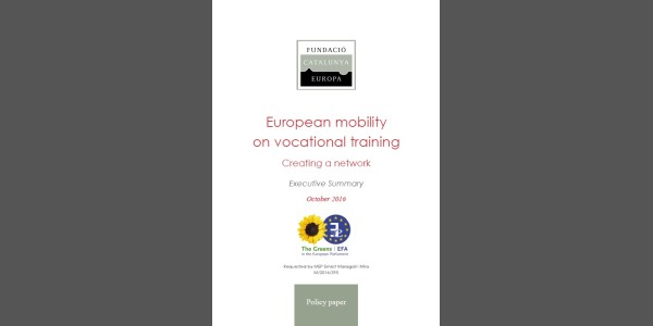 Mobilitat europea en formació professional: creació d'una xarxa de treball
