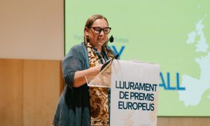 Gran acollida de lacte de lliurament dels Premis Europeus