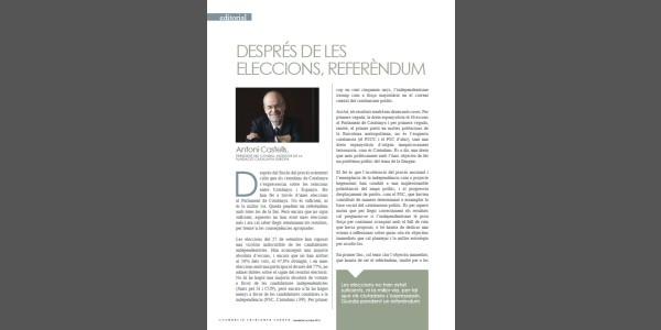 Després de les eleccions, referèndum