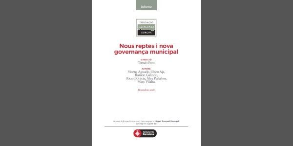New challenges and new municipal governance
