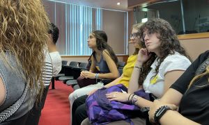 Les guanyadores del premi Què és per a tu Europa? 2024 visiten Brussel·les