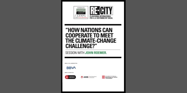 L'ètica del canvi climàtic. John Roemer